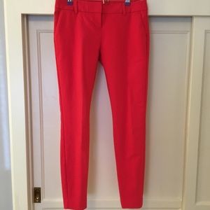 Express Columnist pants 00R - mid rise - red